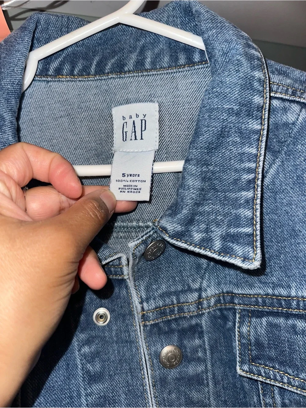 GAP Kids Dark Blue Denim Jacket
